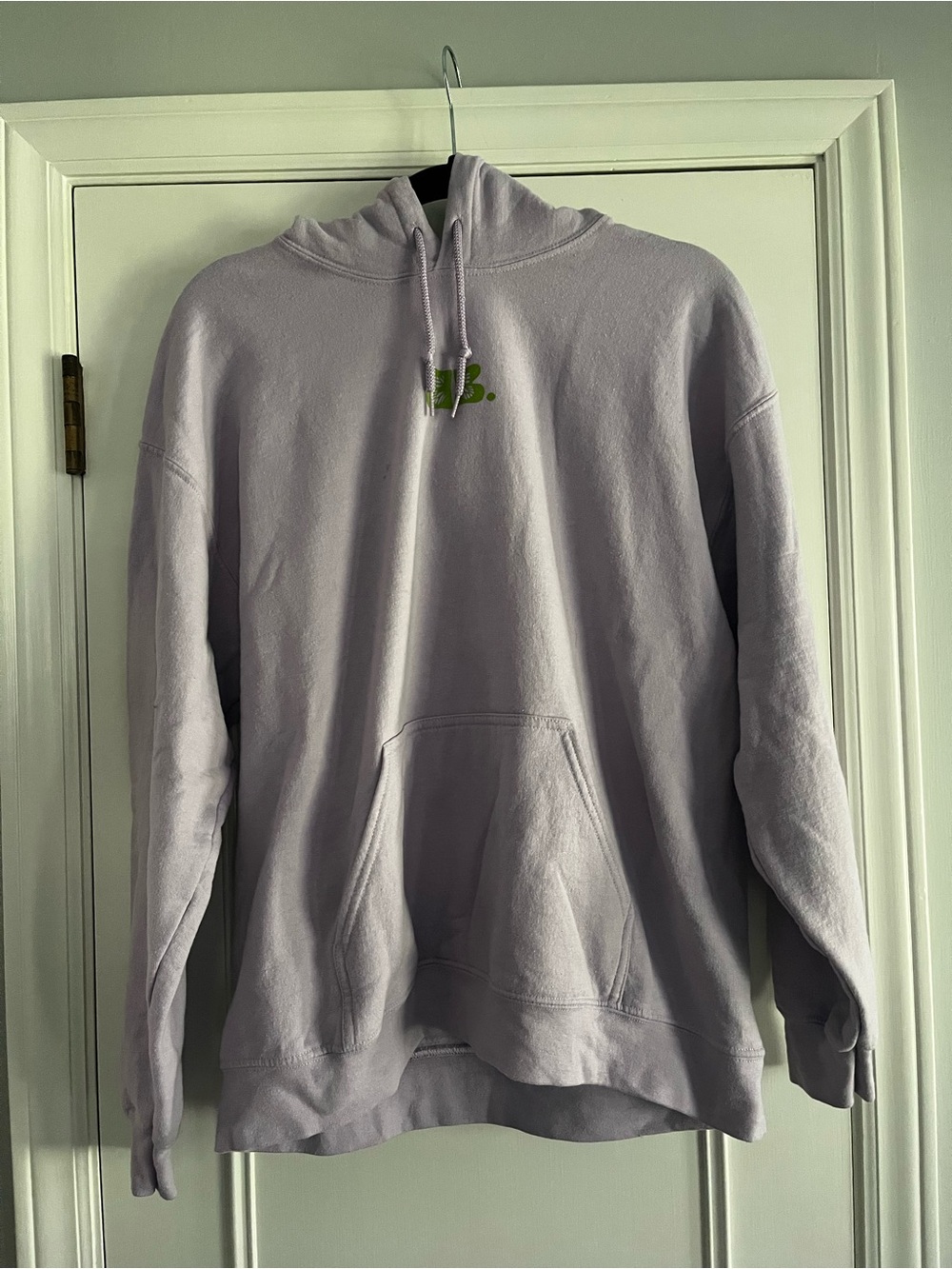 Lavender & Green Graphic Hoodie
